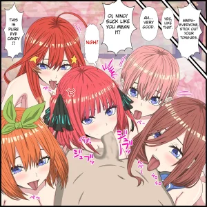 Banana Style An App Where You Can Have Sex With Anime Characters 20, Harem Chapter Gotoubun no Hanayome English - Page 8