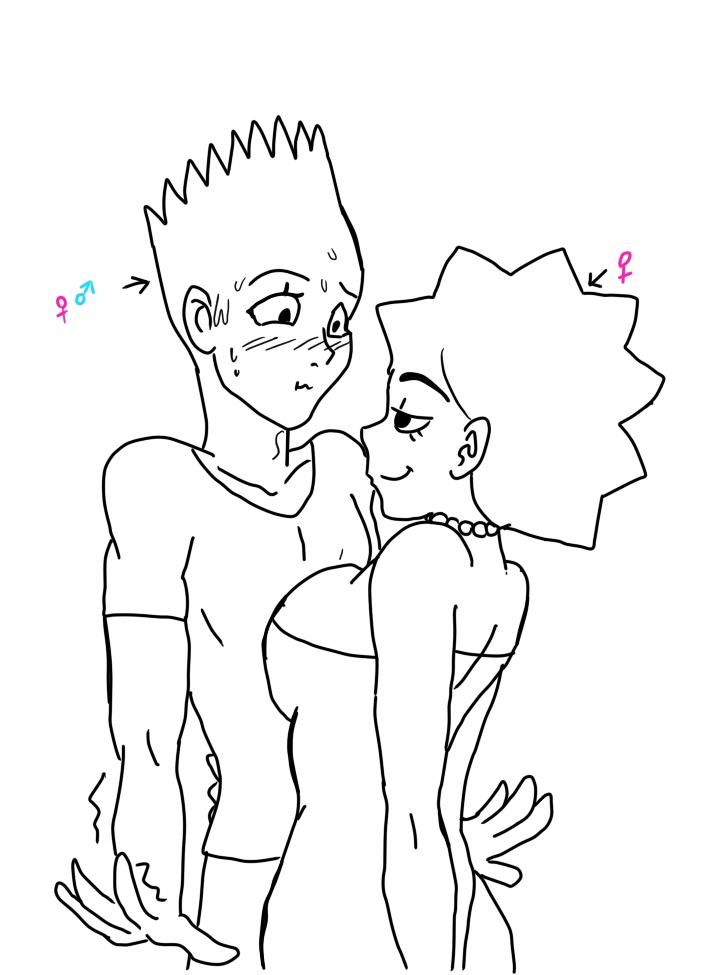 Bart and Lisa Simpsons KimRon1992 - Image 1