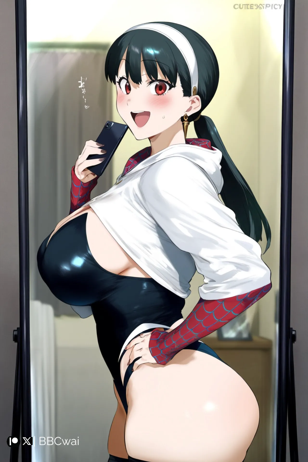 BBCwai Yor Briar Spider-Gwen Cosplay x BBC Blowjob, Sex Patreon - Image 21