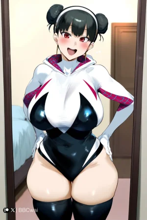 BBCwai Yor Briar Spider-Gwen Cosplay x BBC Blowjob, Sex Patreon - Page 15