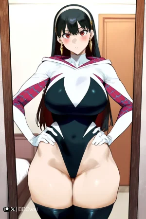 BBCwai Yor Briar Spider-Gwen Cosplay x BBC Blowjob, Sex Patreon - Page 3