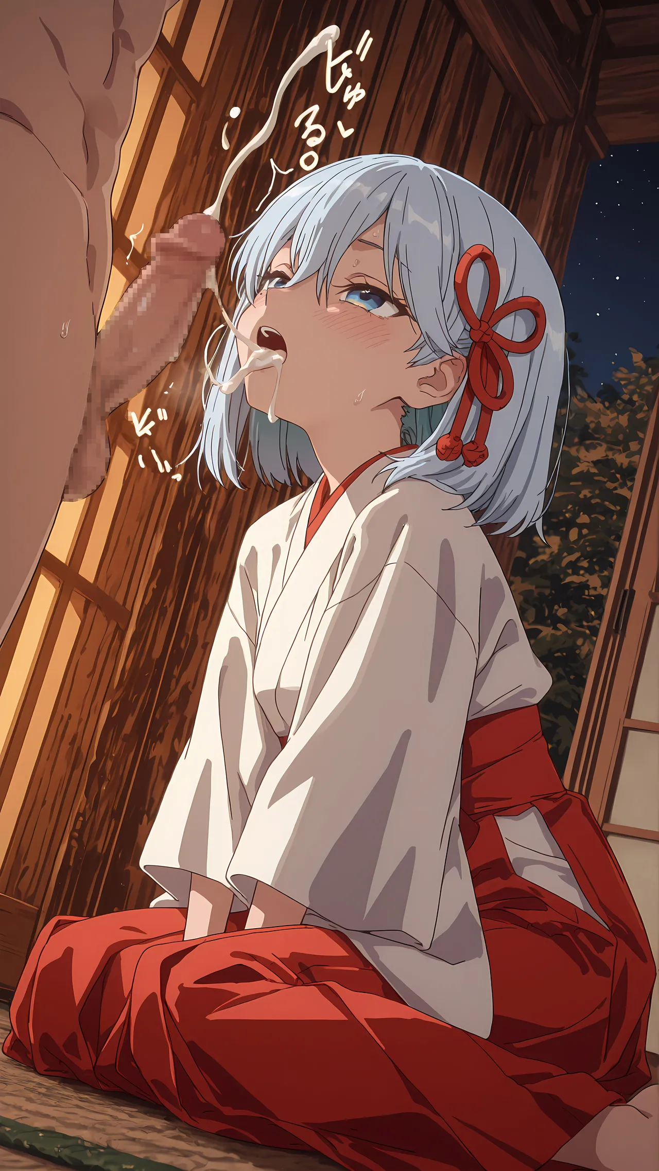 BBStaff 神社の世継ぎを作る為種を貰う甘〇朝姫 Asahi Amagami - Image 26