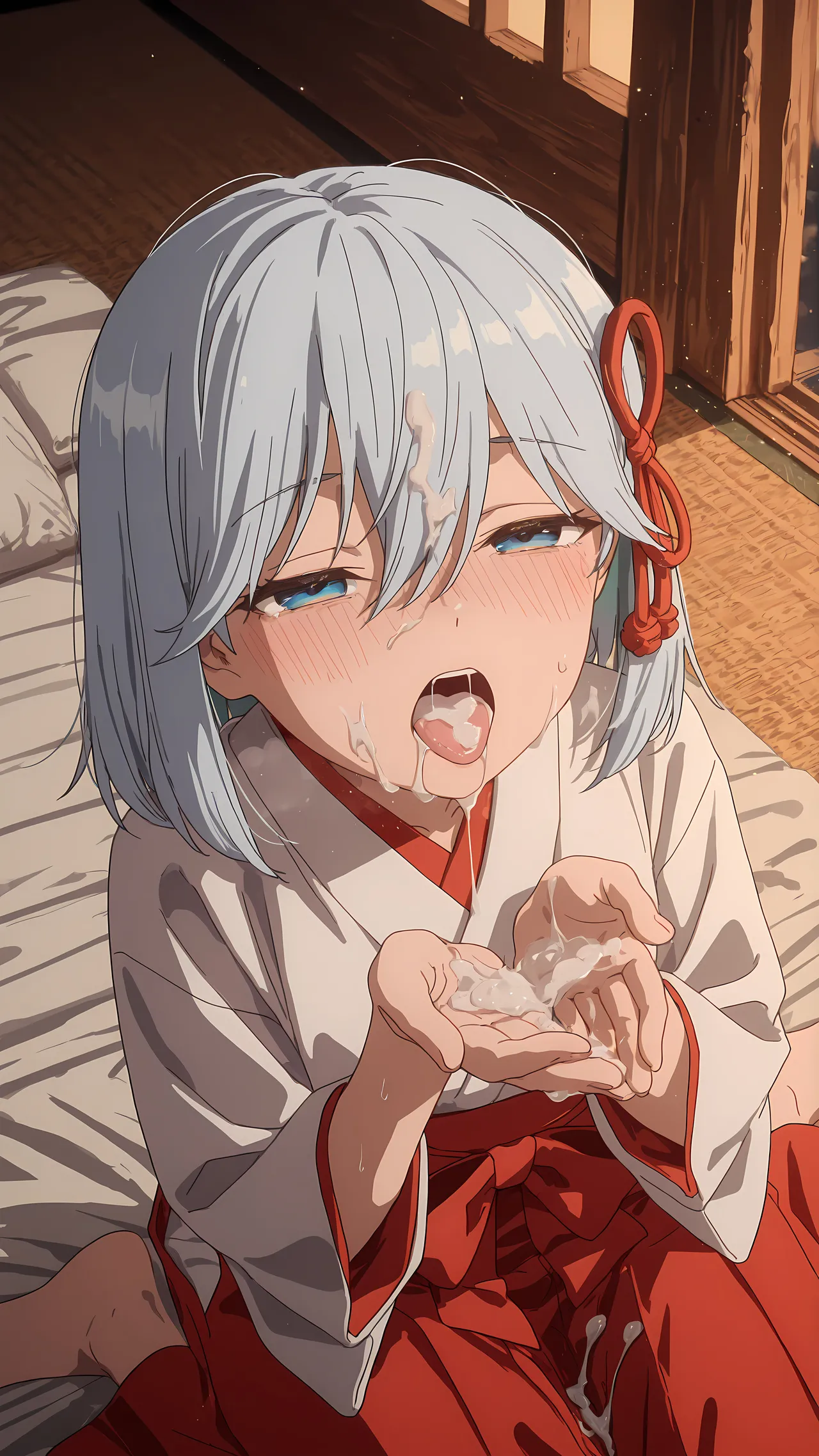 BBStaff 神社の世継ぎを作る為種を貰う甘〇朝姫 Asahi Amagami - Image 29