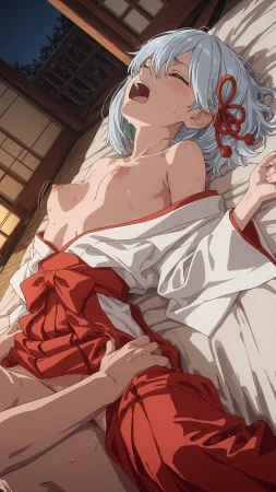 BBStaff 神社の世継ぎを作る為種を貰う甘〇朝姫 Asahi Amagami - Page 55