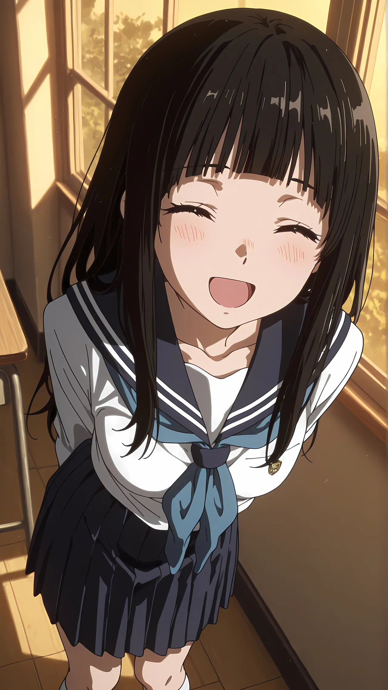 BBStaff 奉〇郎と恋仲になり学〇妊娠する千反田〇る Chitanda - Image 133