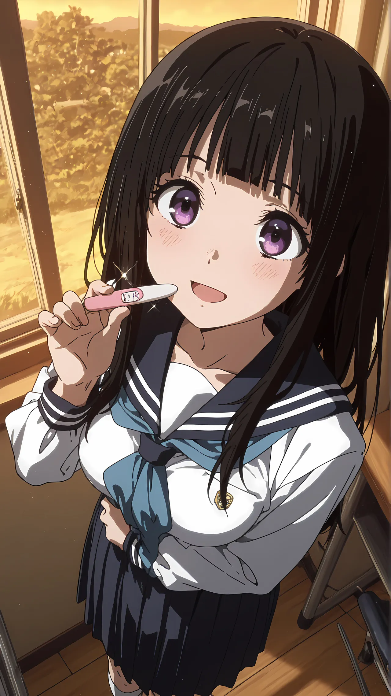 BBStaff 奉〇郎と恋仲になり学〇妊娠する千反田〇る Chitanda - Image 134