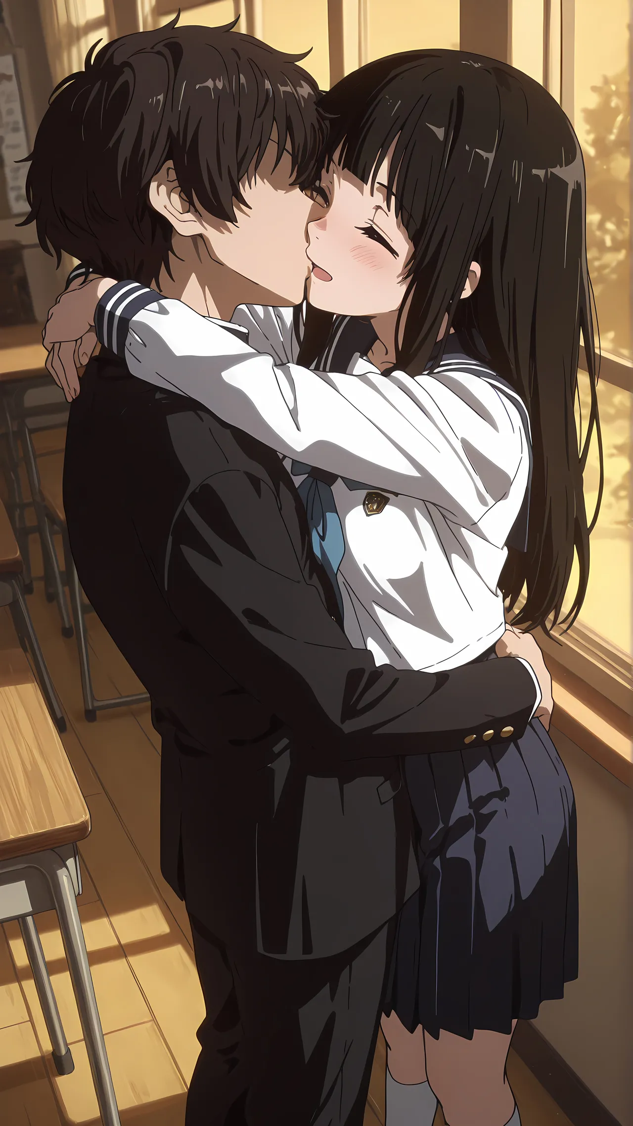 BBStaff 奉〇郎と恋仲になり学〇妊娠する千反田〇る Chitanda - Image 138