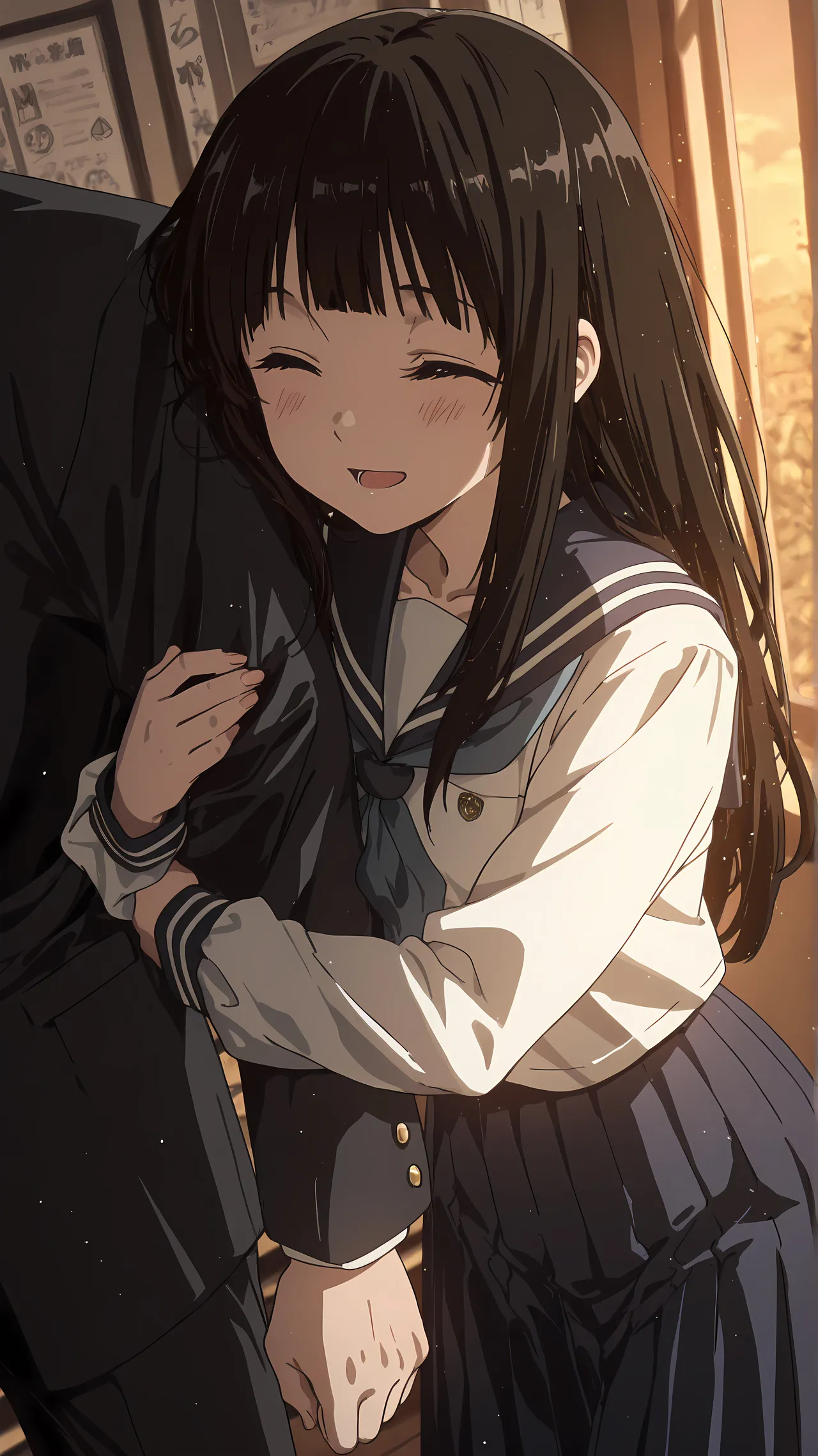 BBStaff 奉〇郎と恋仲になり学〇妊娠する千反田〇る Chitanda - Image 4