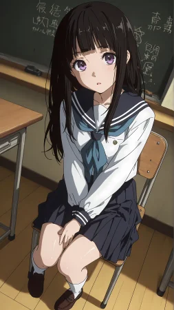 BBStaff 奉〇郎と恋仲になり学〇妊娠する千反田〇る Chitanda Thumbnail