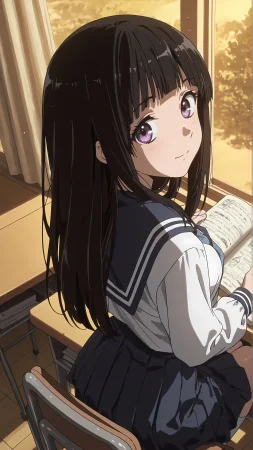 BBStaff 奉〇郎と恋仲になり学〇妊娠する千反田〇る Chitanda - Page 132