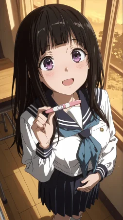 BBStaff 奉〇郎と恋仲になり学〇妊娠する千反田〇る Chitanda - Page 135