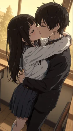 BBStaff 奉〇郎と恋仲になり学〇妊娠する千反田〇る Chitanda - Page 137