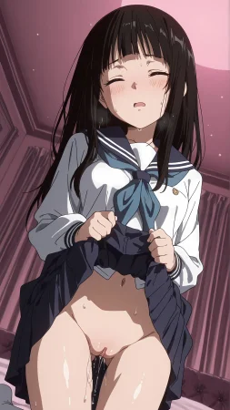 BBStaff 奉〇郎と恋仲になり学〇妊娠する千反田〇る Chitanda - Page 17