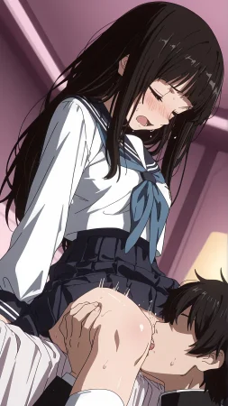 BBStaff 奉〇郎と恋仲になり学〇妊娠する千反田〇る Chitanda - Page 20