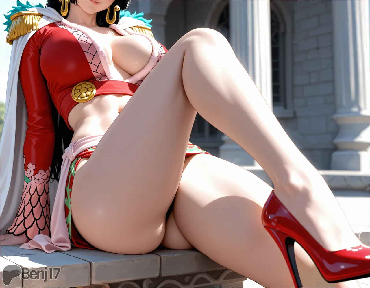 Benj17 Boa Hancock X Roronoa Zoro Sanji One Piece - Image 6