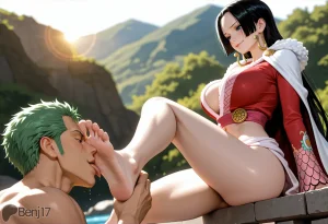 Benj17 Boa Hancock X Roronoa Zoro Sanji One Piece - Page 12