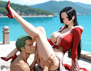 Benj17 Boa Hancock X Roronoa Zoro Sanji One Piece - Page 8