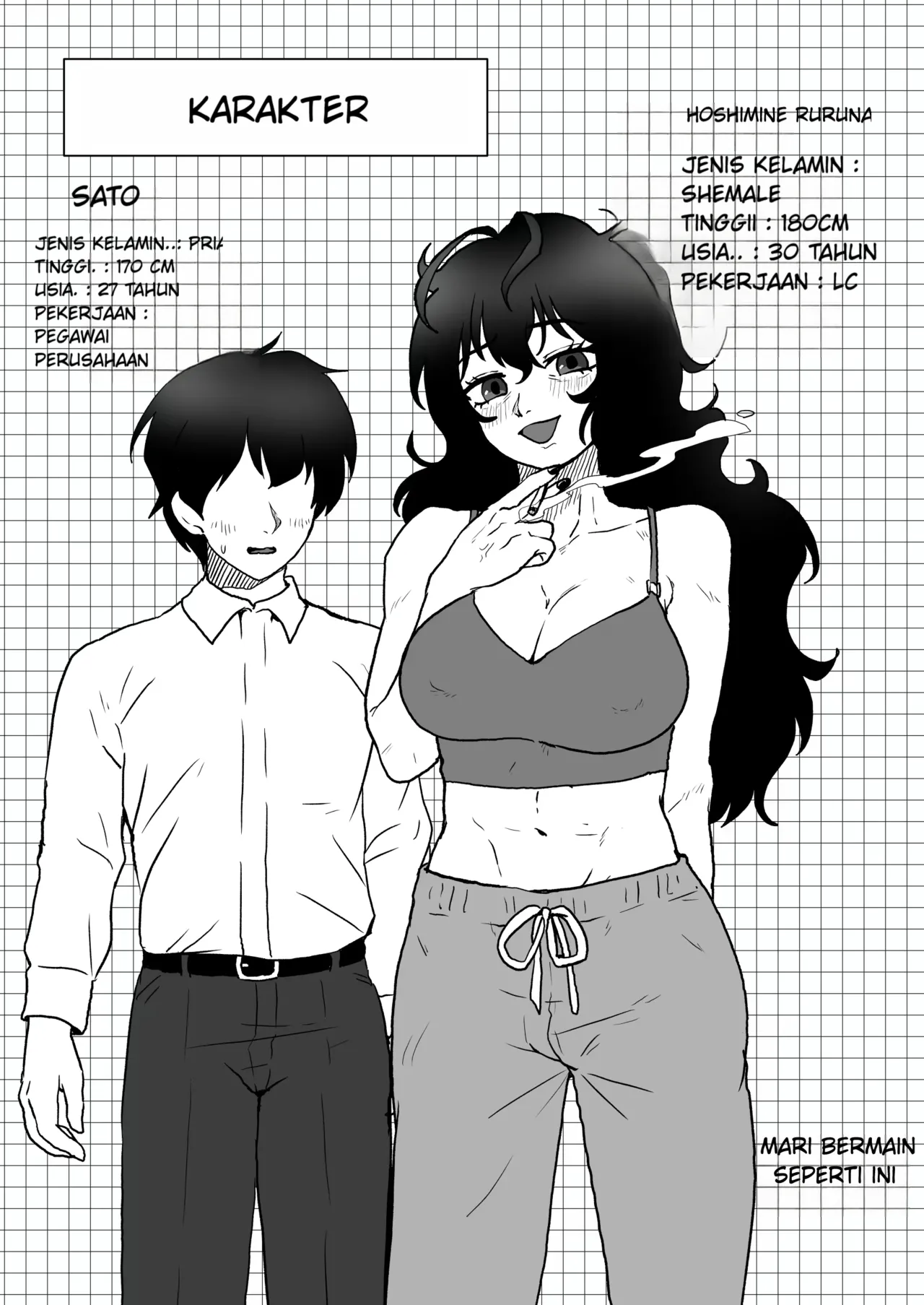 Bermain Malam Pertama Suami Istri Bersama Waria Paruh Baya - Image 2