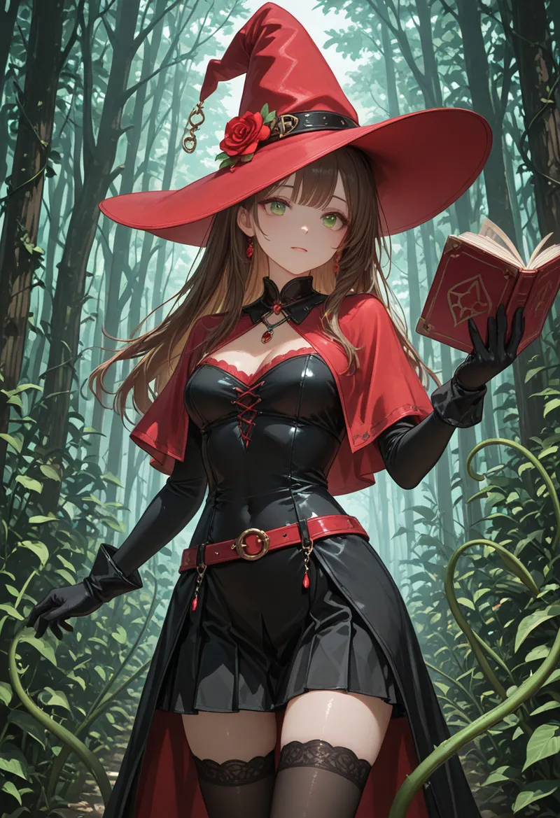 BIGDIRPatreon Liz - Love magic apprentice -Chapter 2 - Magical Forest - Tentacles of the deep woods - Image 1