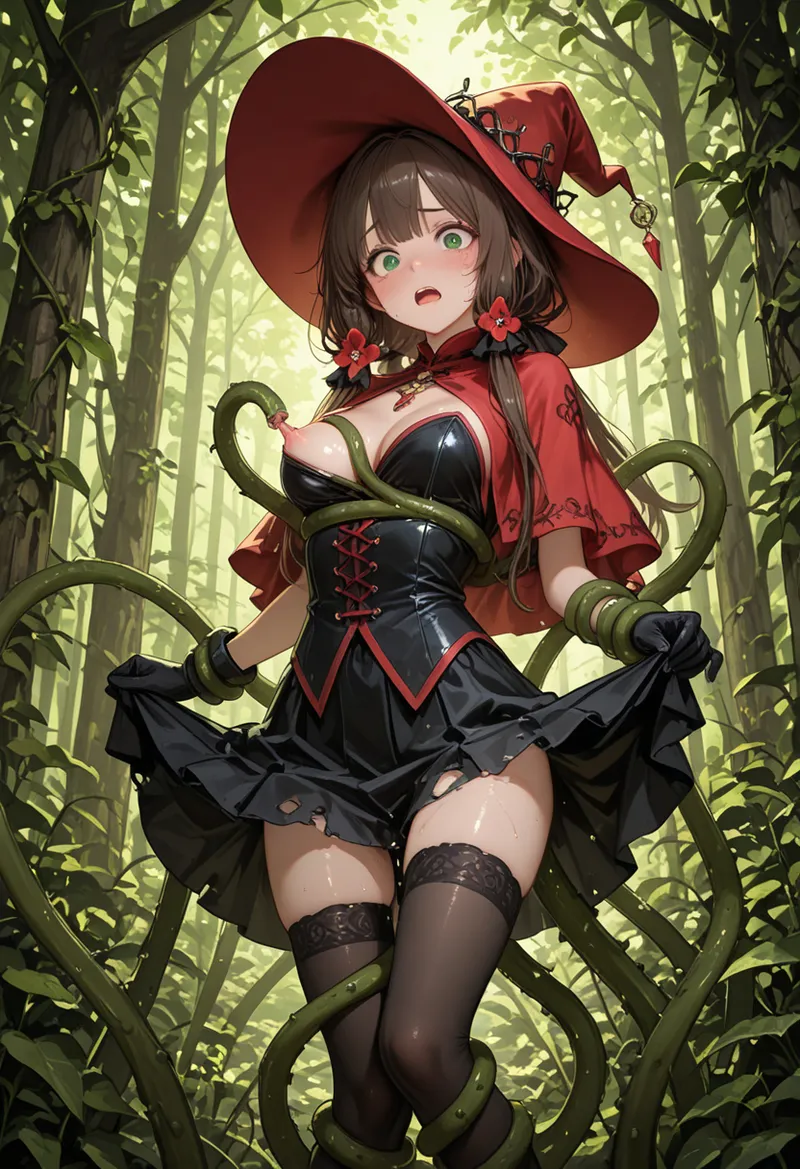 BIGDIRPatreon Liz - Love magic apprentice -Chapter 2 - Magical Forest - Tentacles of the deep woods - Image 10