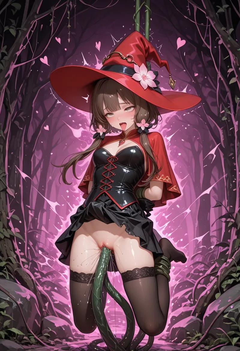 BIGDIRPatreon Liz - Love magic apprentice -Chapter 2 - Magical Forest - Tentacles of the deep woods - Image 101
