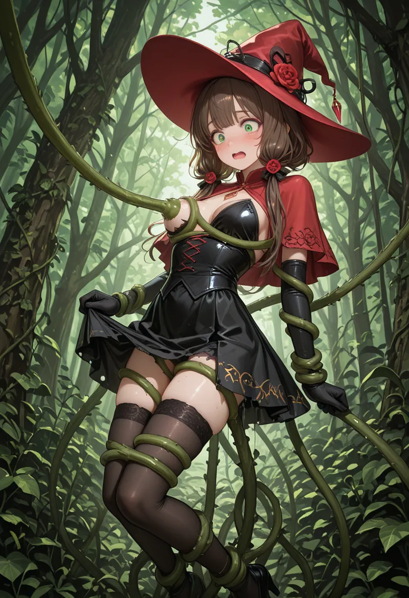 BIGDIRPatreon Liz - Love magic apprentice -Chapter 2 - Magical Forest - Tentacles of the deep woods - Image 12