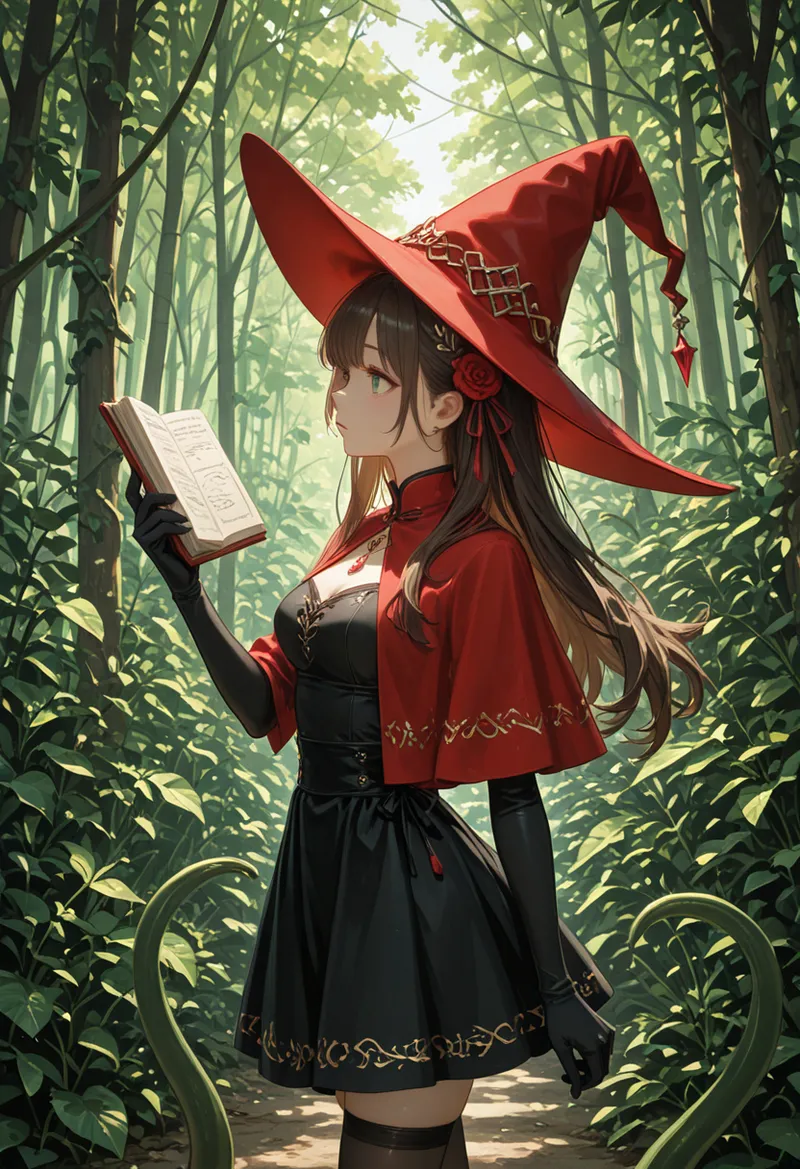 BIGDIRPatreon Liz - Love magic apprentice -Chapter 2 - Magical Forest - Tentacles of the deep woods - Image 2