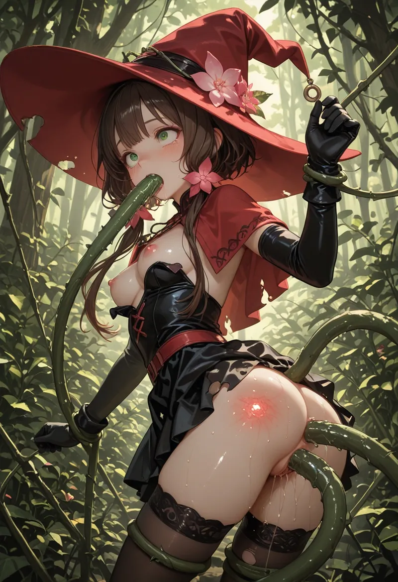 BIGDIRPatreon Liz - Love magic apprentice -Chapter 2 - Magical Forest - Tentacles of the deep woods - Image 23