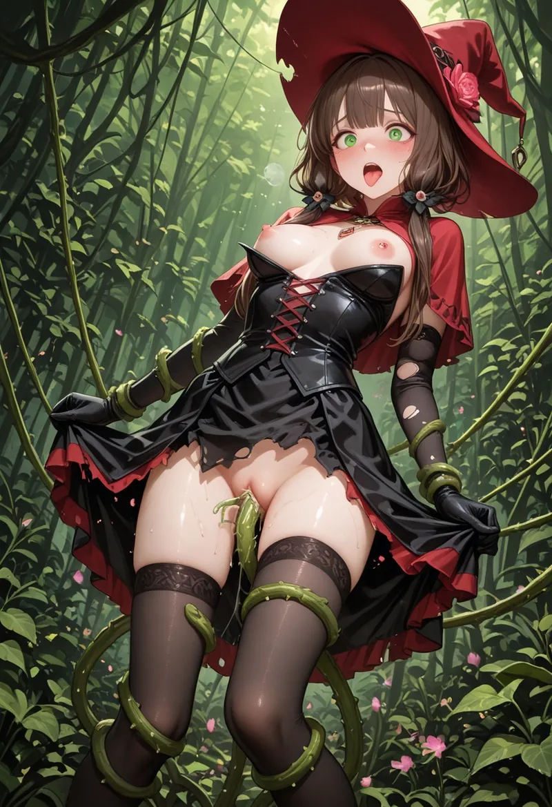 BIGDIRPatreon Liz - Love magic apprentice -Chapter 2 - Magical Forest - Tentacles of the deep woods - Image 29