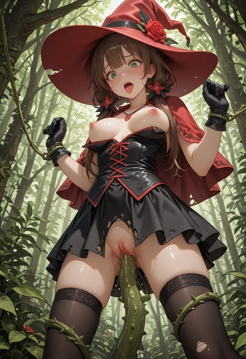 BIGDIRPatreon Liz - Love magic apprentice -Chapter 2 - Magical Forest - Tentacles of the deep woods - Image 61