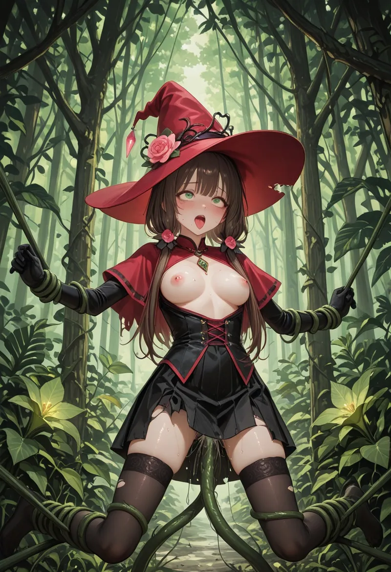 BIGDIRPatreon Liz - Love magic apprentice -Chapter 2 - Magical Forest - Tentacles of the deep woods - Image 83