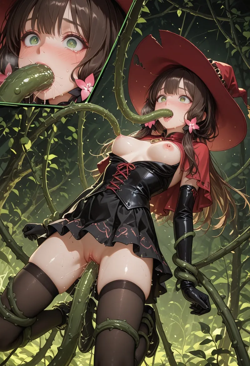 BIGDIRPatreon Liz - Love magic apprentice -Chapter 2 - Magical Forest - Tentacles of the deep woods - Image 92