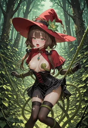BIGDIRPatreon Liz - Love magic apprentice -Chapter 2 - Magical Forest - Tentacles of the deep woods - Page 13