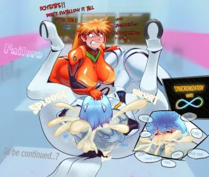 BigEggGuy Asuka and Rei collecting MPE samples Neon Genesis Evangelion - Page 6