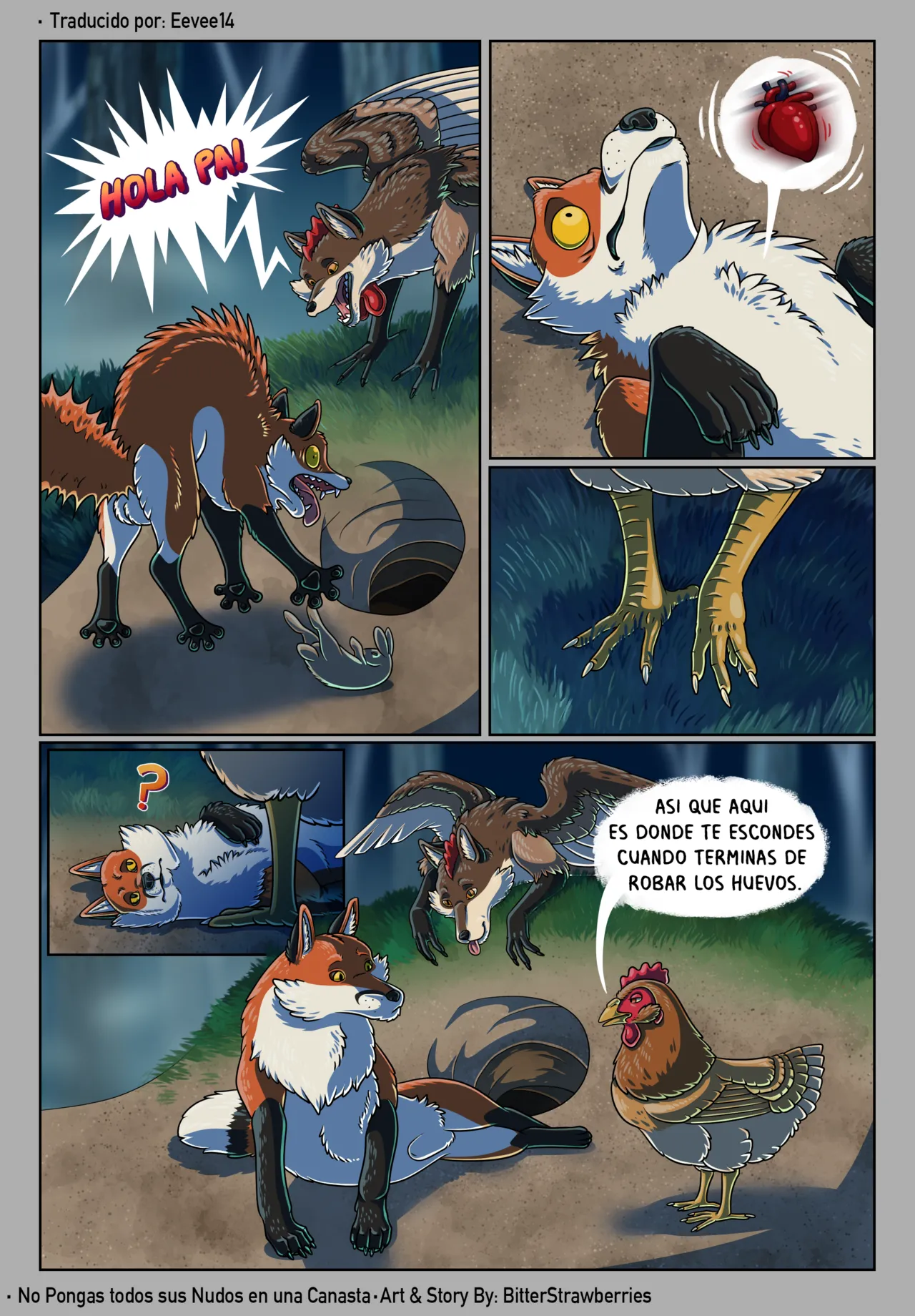 BitterStrawberries No Pongan Todos sus Nuds en una Canasta Español - Image 3