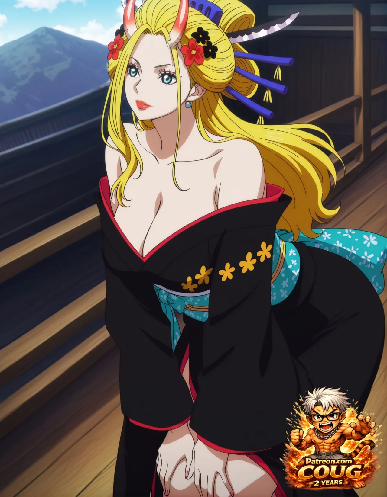 Black Maria hentai One Piece NSFW parody - Image 2
