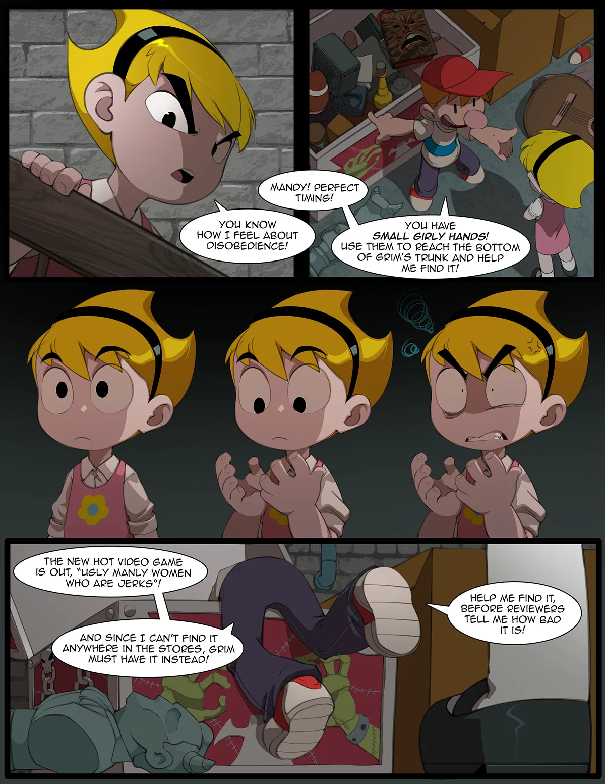 BleedmanSilent-Sid Mandy Uncensored The Grim Adventures of Billy and Mandy Ongoing - Image 3