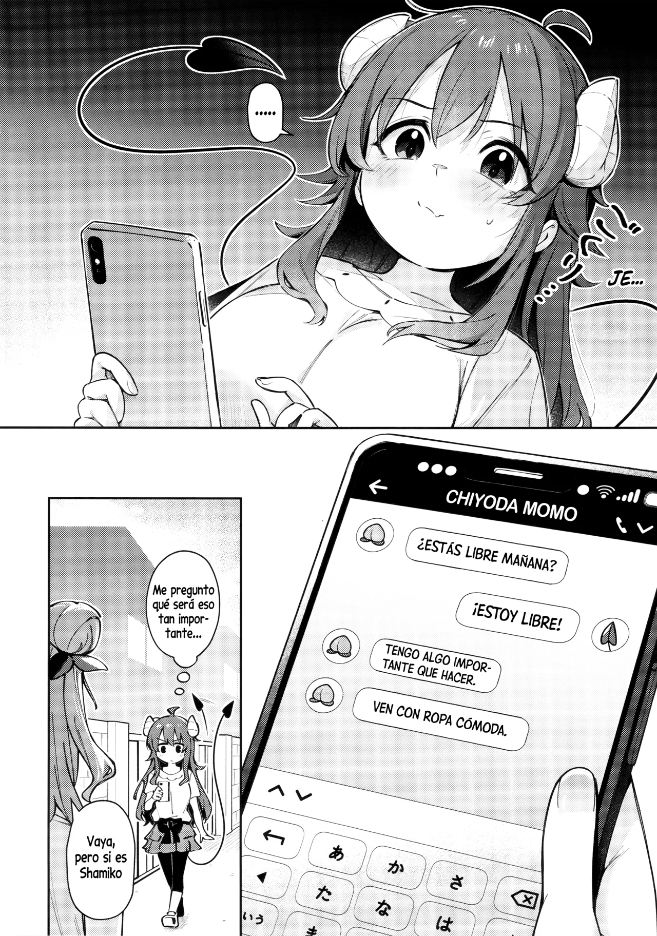 Bochi Bochi no Ki Borusiti El Malentendido de Shadow Mistress Yuko Machikado Mazoku Spanish - Image 4