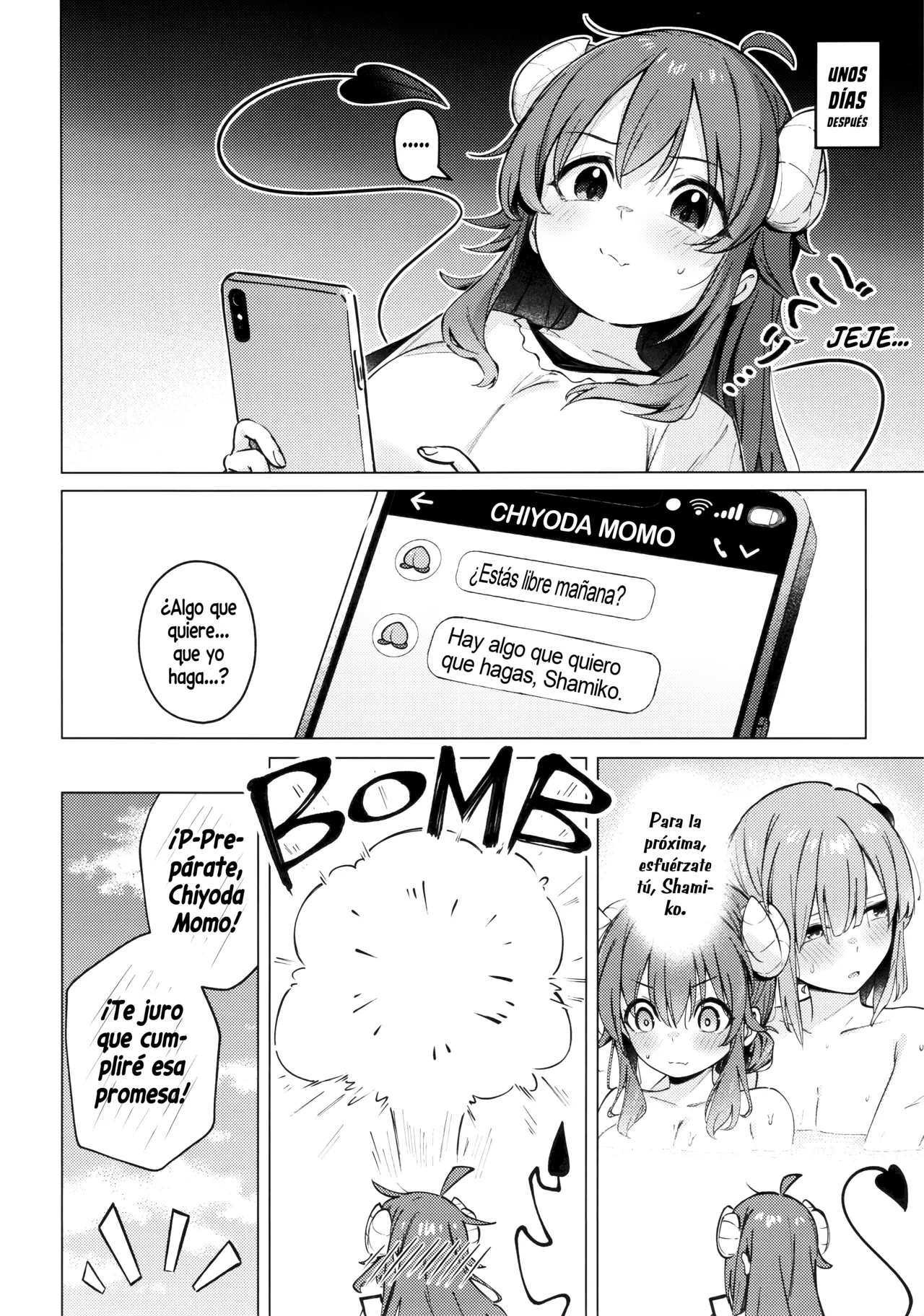 Bochi Bochi no Ki Borusiti El Malentendido de Shadow Mistress Yuko Machikado Mazoku Spanish - Image 44