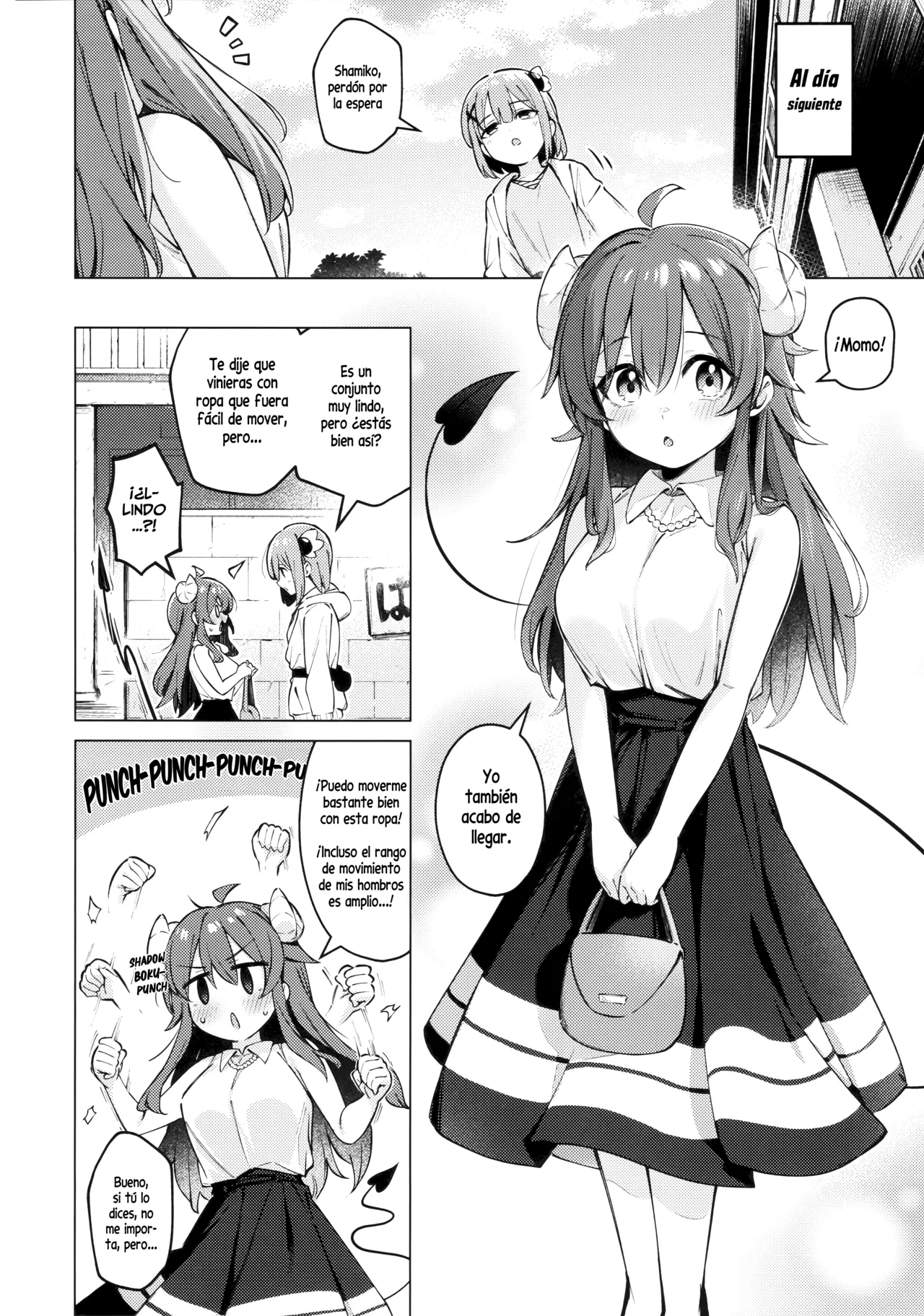 Bochi Bochi no Ki Borusiti El Malentendido de Shadow Mistress Yuko Machikado Mazoku Spanish - Image 8