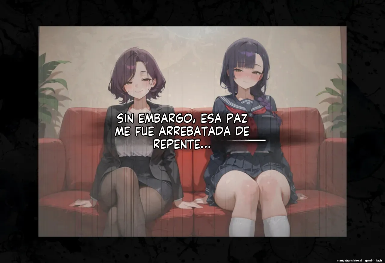 Bokon Kanraku Kuroi Kyokon ni Ubawareru Katei, Netorareta Tsuma to Musume ni Shasei Kanri sareru Boku Spanish MTL - Image 3