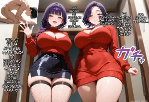 Bokon Kanraku Kuroi Kyokon ni Ubawareru Katei, Netorareta Tsuma to Musume ni Shasei Kanri sareru Boku Spanish MTL - Page 134