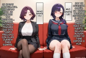 Bokon Kanraku Kuroi Kyokon ni Ubawareru Katei, Netorareta Tsuma to Musume ni Shasei Kanri sareru Boku Spanish MTL - Page 2