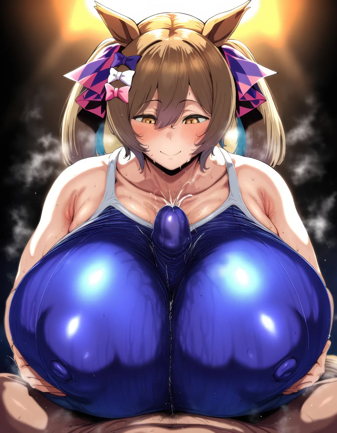 着衣パイズリbonnoウマ娘ースマートファルコン非公開 - Image 36