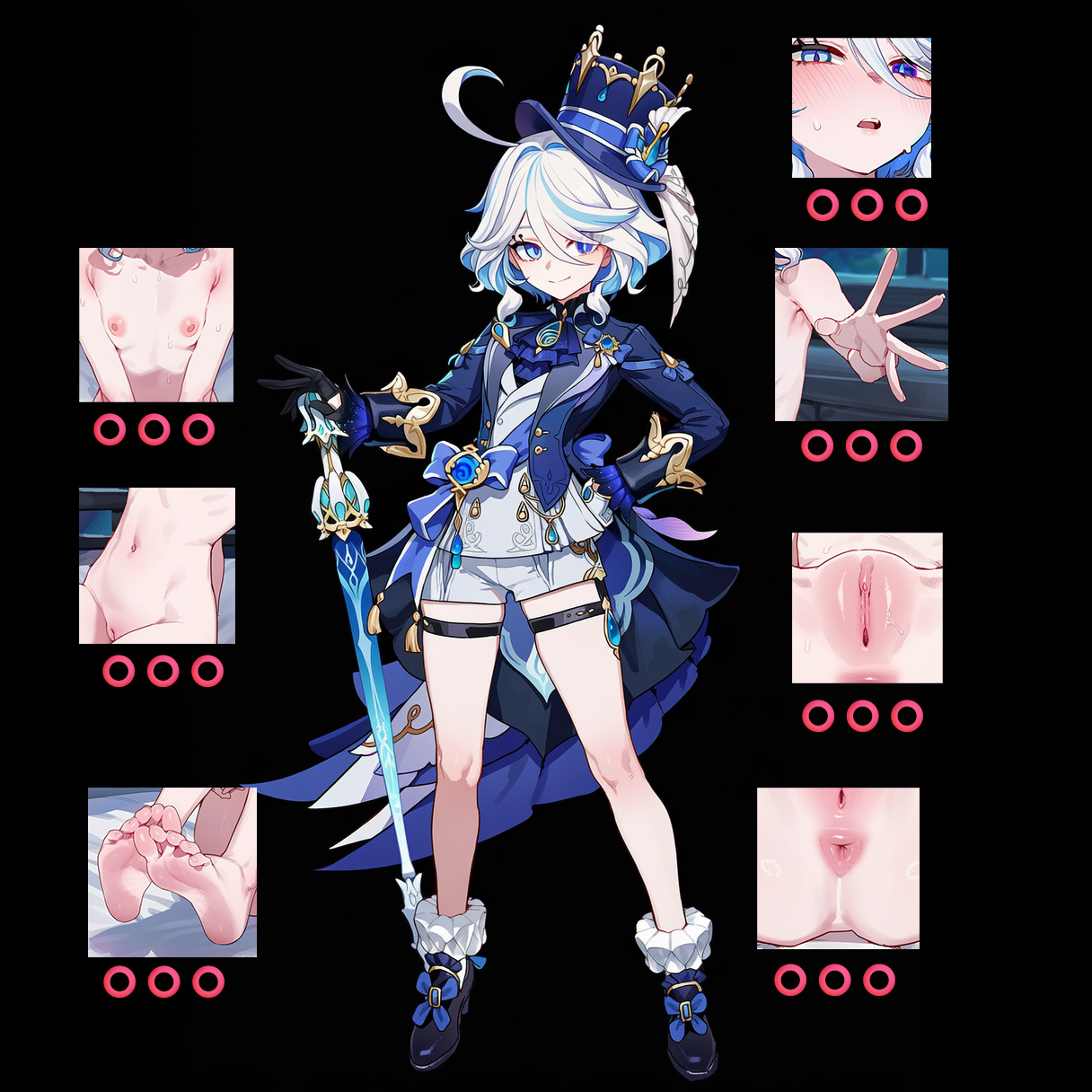 Boryuka 芙宁娜的监狱性活 第一章 沦入淫狱的纯洁水神 第一章 第一部分-第三部分 chapter 1 part 1-chapter 1 part 3 Chinese Decensored Ongoing - Image 124