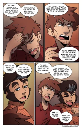 Brad Leslie Brown The Rock Cocks - Track 21 The First Sin English Ongoing - Page 19