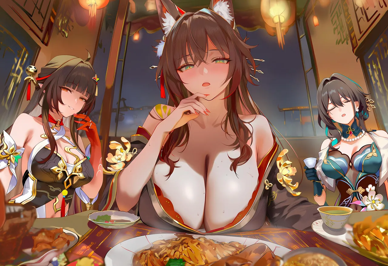 神奇牛子 击破队大姐姐们的茶会 Break Effect Teaparty - Image 291