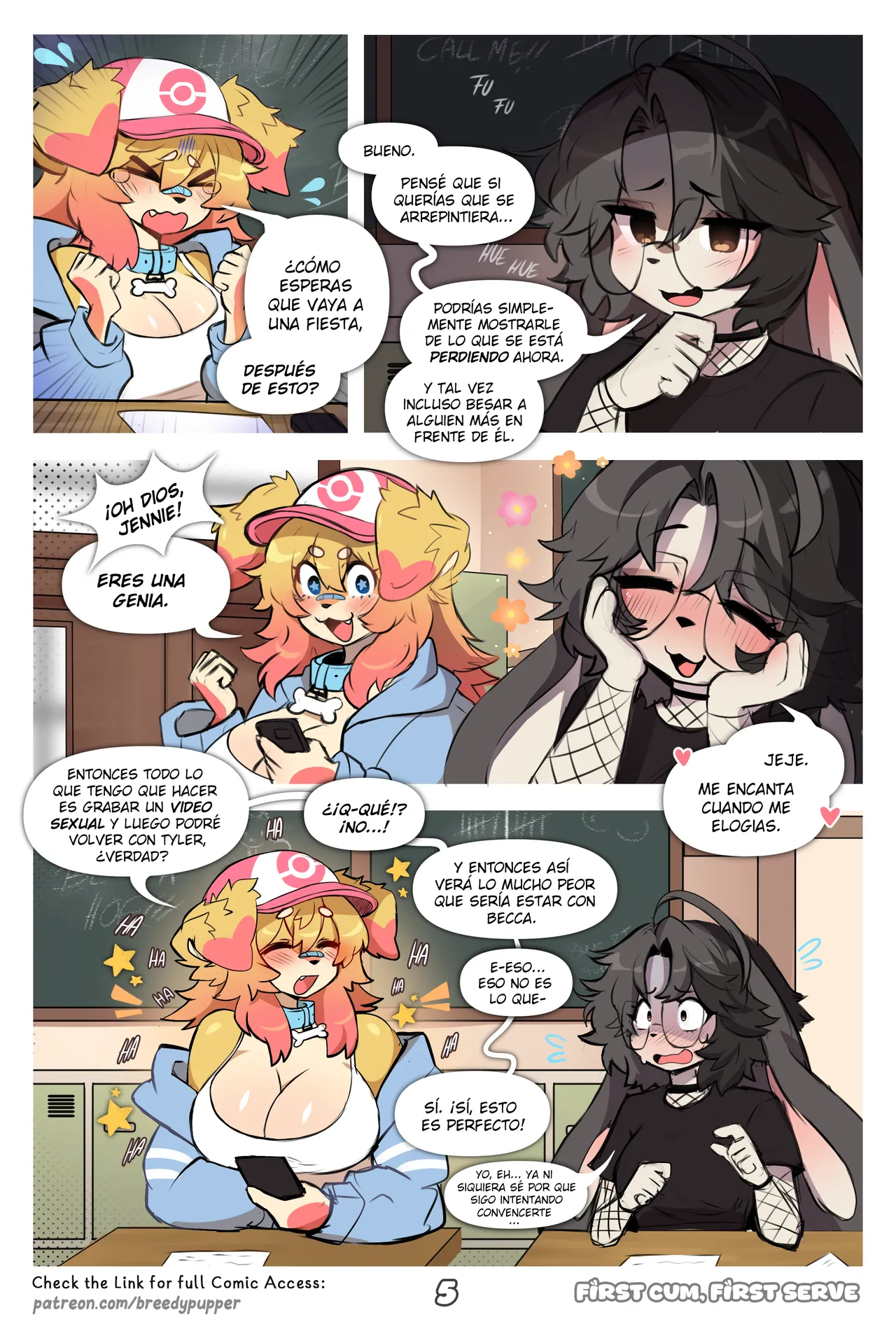 Breedypupper First Cum, First Serve Ongoing Spanish Kamus2001 - Image 6