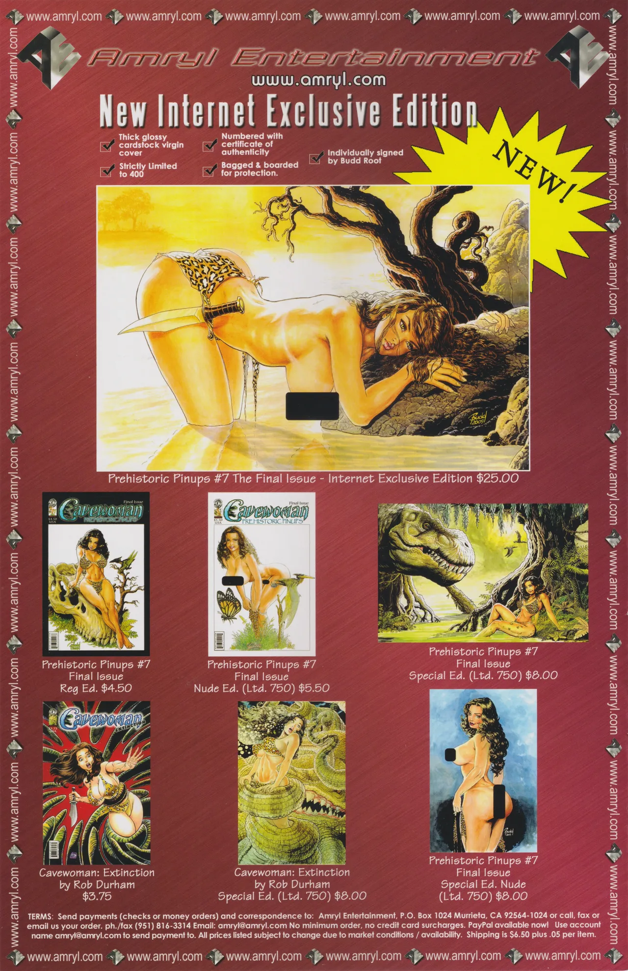 Budd Root Cavewoman - Prehistoric Pinups 7 Final - Image 34