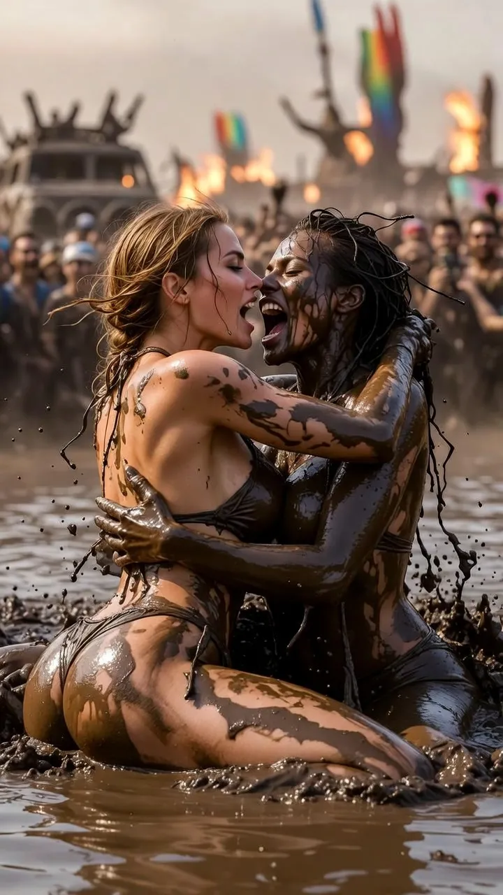 Burn333 Mud wrestling - Image 31